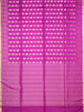 Soft Silk Tripura Pattu Saree Magenta Unstitched