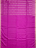 Soft Silk Tripura Pattu Saree Magenta Unstitched