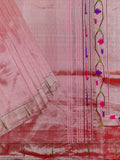 Weaves Paithani Saree With Contrast Border