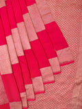 Fancy Crepe All Over Geometric Weave Rani Pink