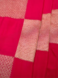 Fancy Crepe All Over Geometric Weave Rani Pink
