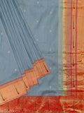 Weaves Paithani Saree With Contrast Border