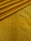 Kanjeevaram Kanchi Pattu Matte Finish Meenakari Kanchi Contrast Border Cream Matte Yellow Base