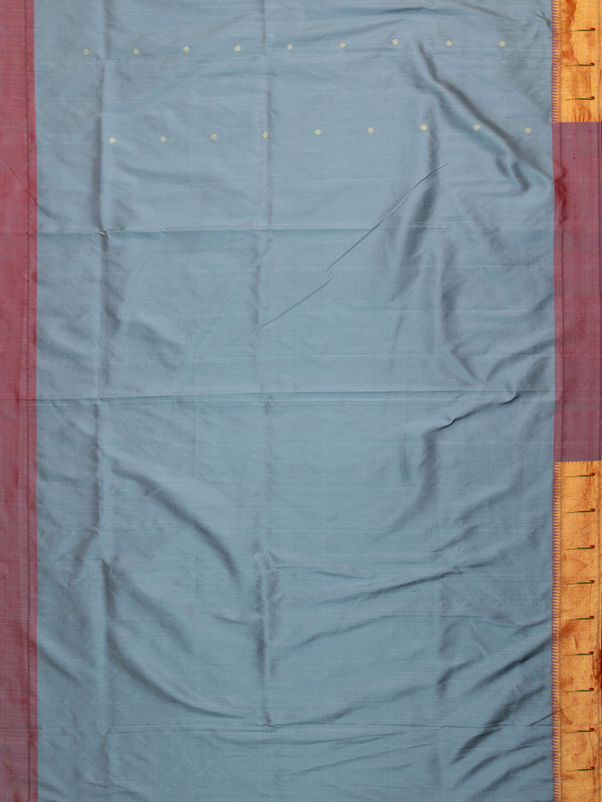 Weaves Paithani Saree With Contrast Border