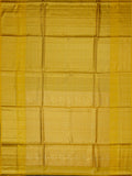 Kanjeevaram Kanchi Pattu Matte Finish Meenakari Kanchi Contrast Border Cream Matte Yellow Base