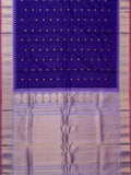 Weaves Gadwal Pattu With Contrast Border With Temple Border With Butta