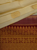 Kanjeevaram All Over Butta Gold Zari With Contrast Border (Talambralu)