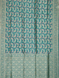 Weaves Banarasi Banarasi Jaal Sea Green
