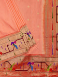 Weaves Paithani Saree With Contrast Border