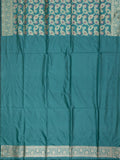Weaves Banarasi Banarasi Jaal Sea Green