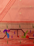 Weaves Paithani Saree With Contrast Border