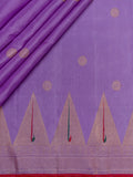 Weaves Gadwal Pattu With Temple Border With Butta With Muniya