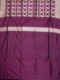 Weaves Banarasi Banarasi Jaal Wine