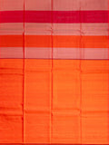 Red Tripura Pattu Soft Silk Saree with Elegant Self Weave