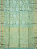 Soft Silk Tripura Tissue Saree Sky Blue Unstitched